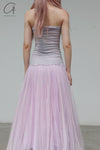 marc le bihan strapless dress 21930 ORCHIDEE